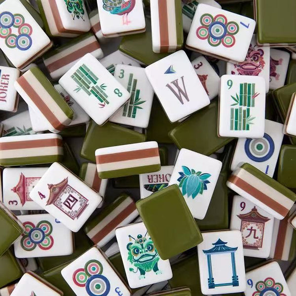 American Mahjong Game Set – Crystal Acrylic Mahjong Tiles