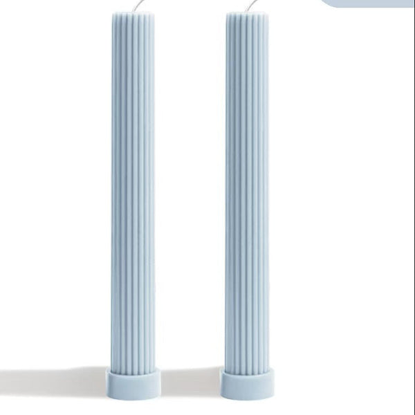 27cm Tapered Cylinder Candle – Set of 2