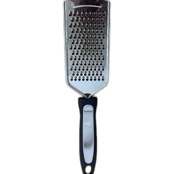 Stainless Steel Cheese Grater with Beech Wood Handle, Ginger, Chocolate & Lemon Zester