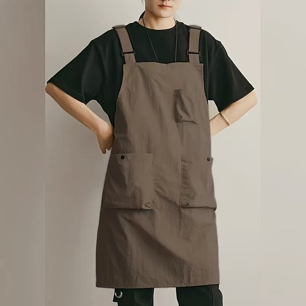 Utility Bib Apron Water Resistant Work Apron