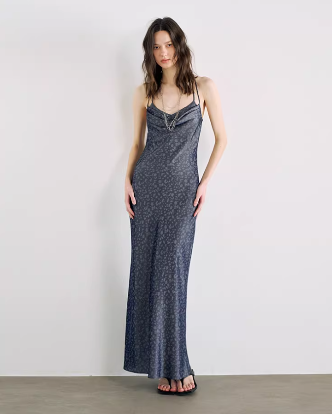 Wild Drift Backless Maxi Dress