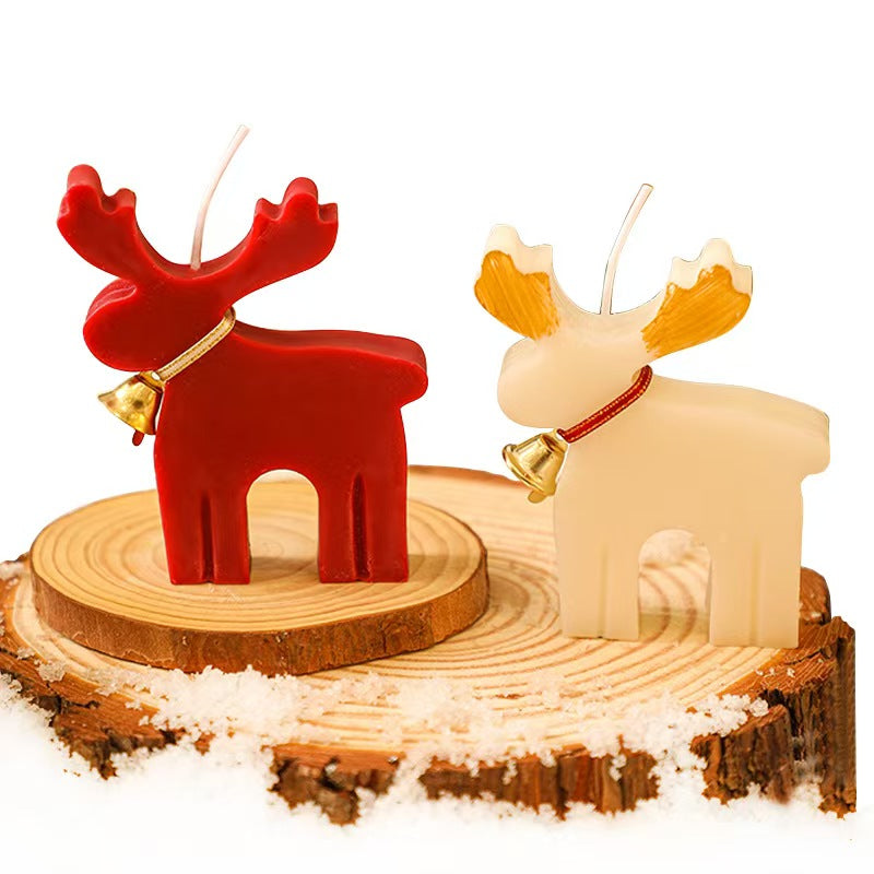 Bear & Reindeer Christmas Scented Candle – Festive Holiday Decor