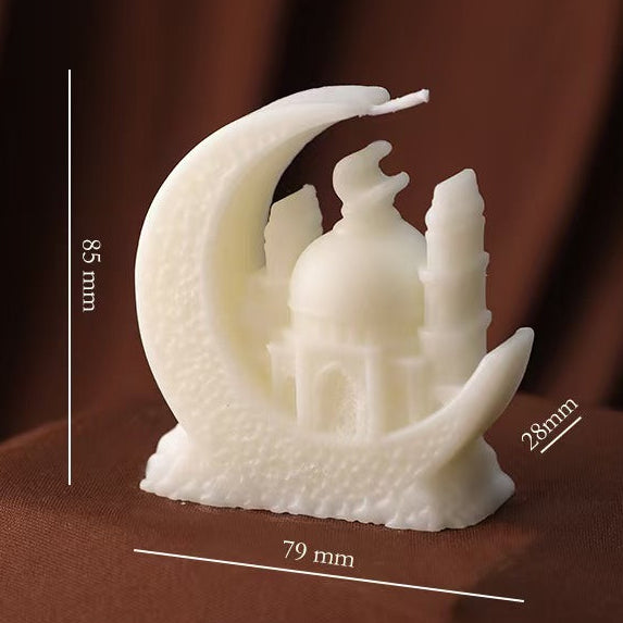 Architectural-Style Scented Candle – Decorative Holiday Candle