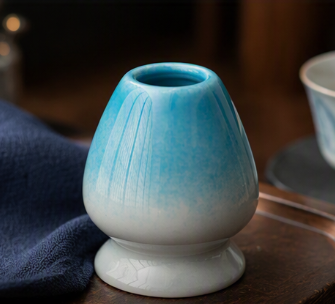 Japanese Chasen Stand – Matcha Whisk Holder Ceramic Tea Ceremony Accessory