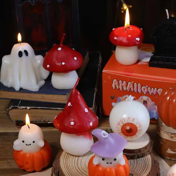 Halloween 3D Candle Gift Set – Novelty Scented Candles