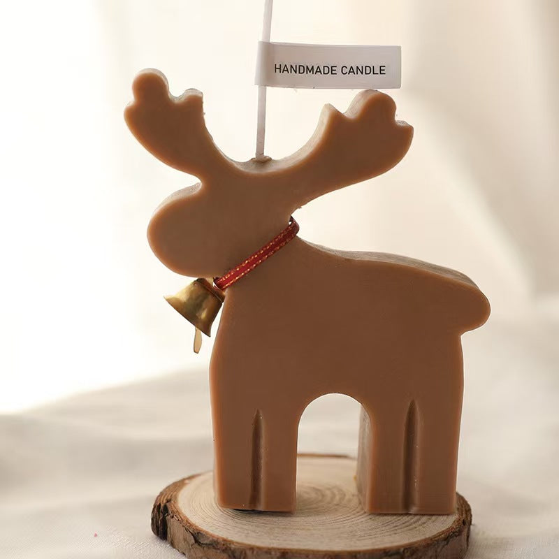 Bear & Reindeer Christmas Scented Candle – Festive Holiday Decor