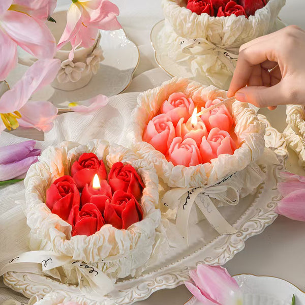 Tulip Bouquet Scented Candle