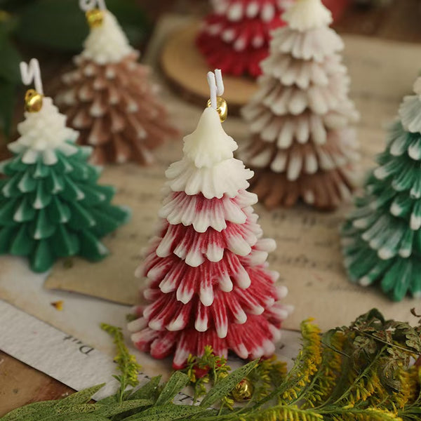 Pine Tree Scented Candle – Handmade Holiday Gift