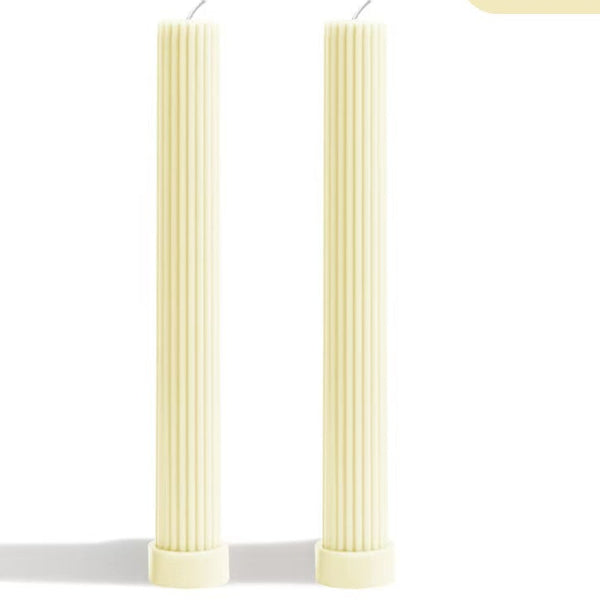 27cm Tapered Cylinder Candle – Set of 2