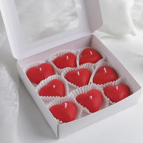Heart-Shaped Scented Candle Gift Set