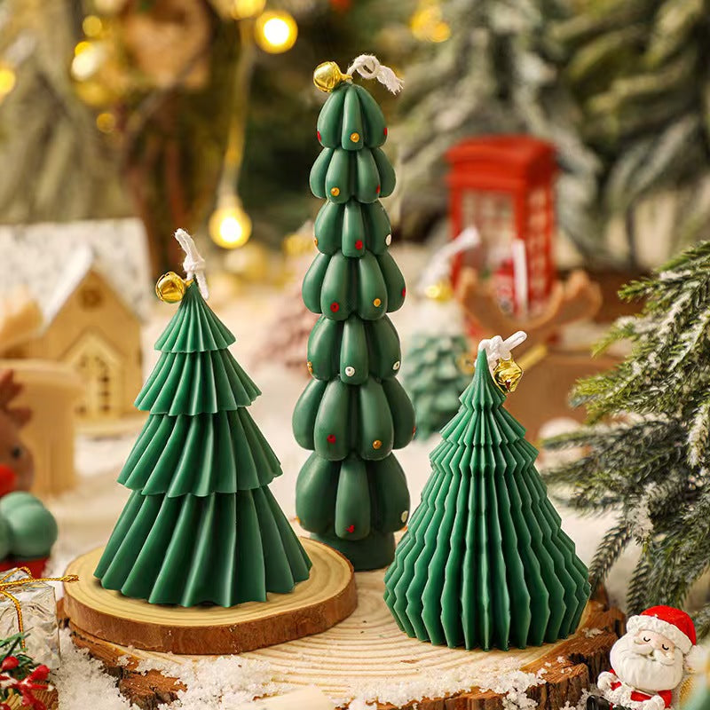 Spiral Christmas Tree Scented Candle