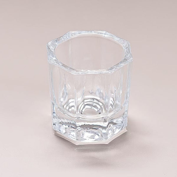 Mini Octagonal Glass Rinse Cup