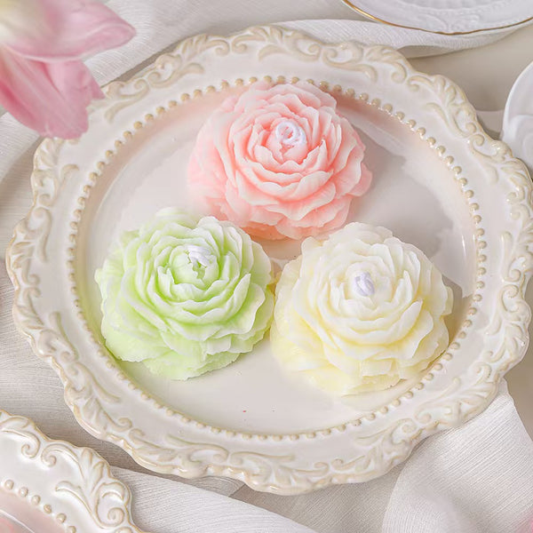 Flower-Shaped Scented Candle