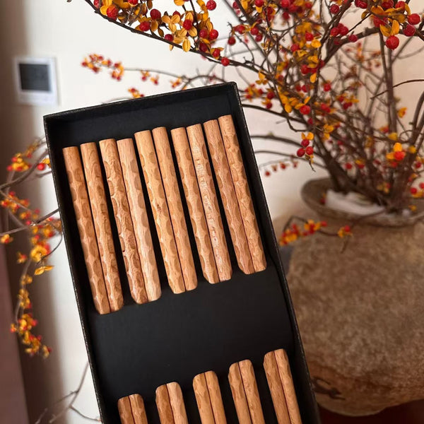 Wood Chopsticks Heat Resistant Solid Wood Tableware