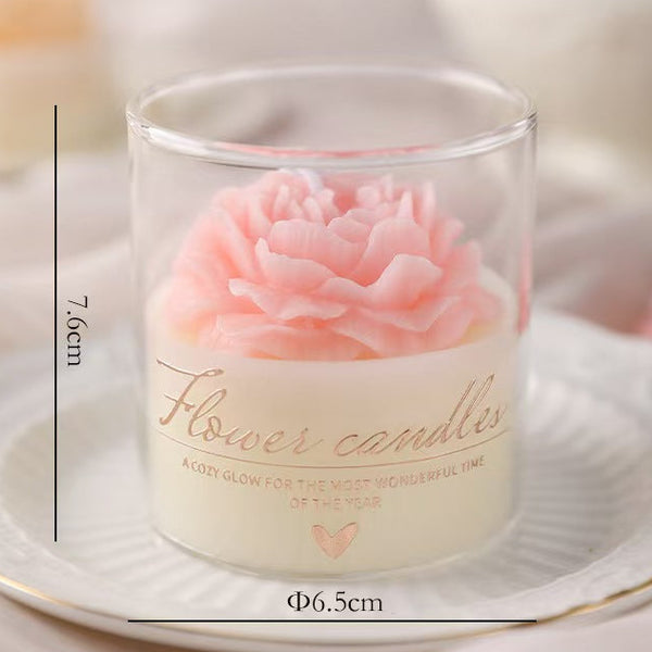 Blooming Flower Candle Cup – Home Décor Scented Candle