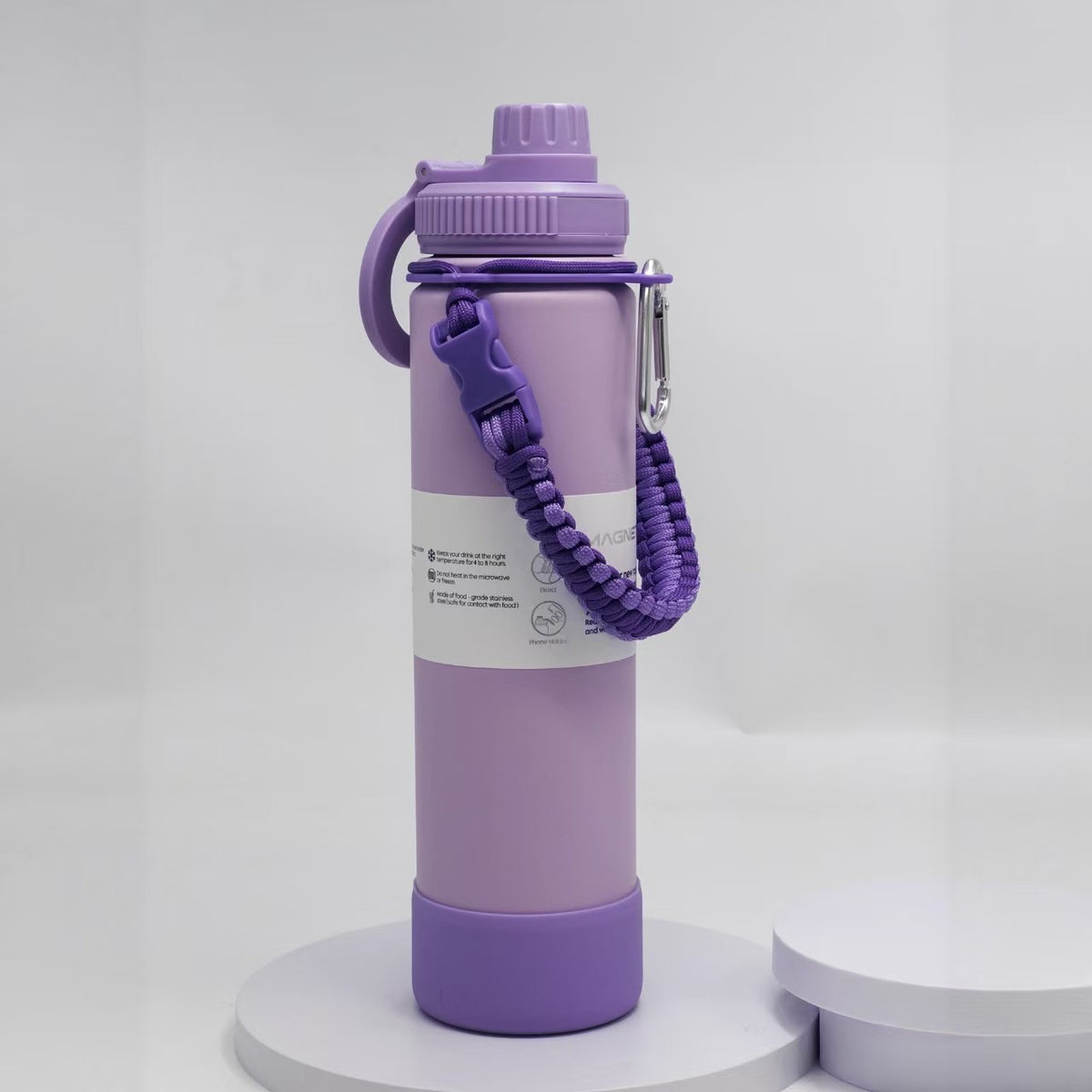 750ml Stainless Steel Insulated Water Bottle with Handle