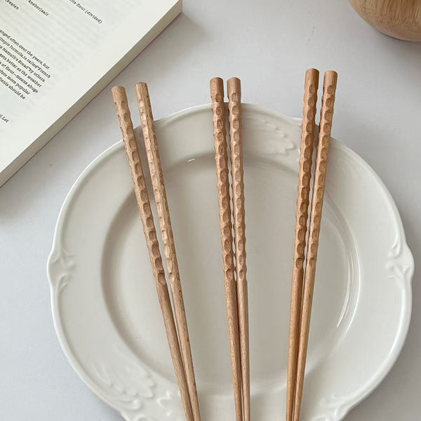 Wood Chopsticks Heat Resistant Solid Wood Tableware