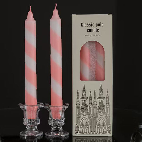 Twisted Tapered Candle – Set of 2