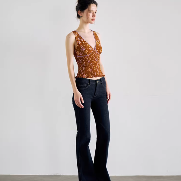 Sienna Deep-V Draped Camisole