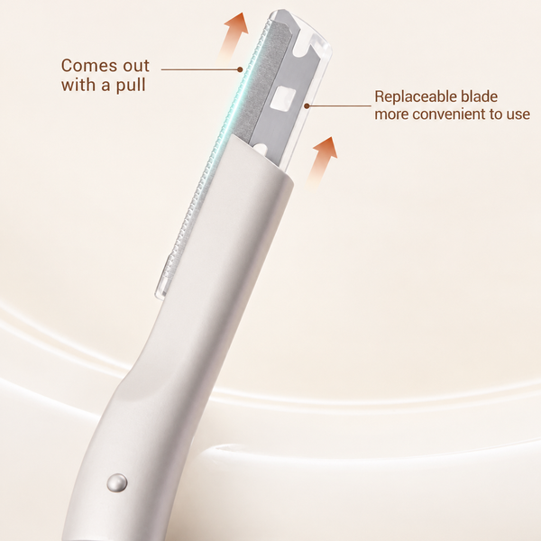 Replaceable Blade Metal Eyebrow Razor