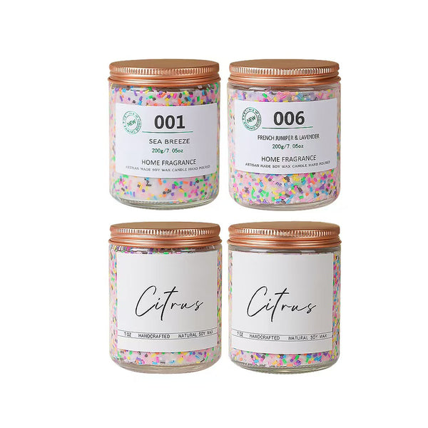 Rainbow Candy Soy Wax Candle