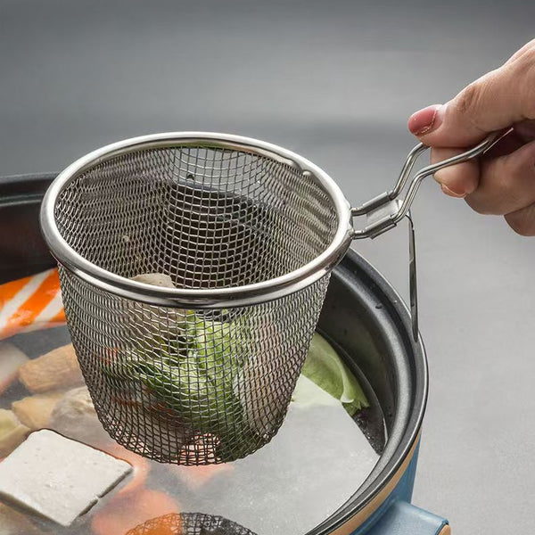 Stainless Steel Strainer Spoon Kitchen Skimmer