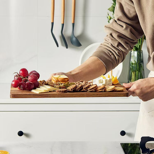 Acacia Wood Cutting Board Rectangular Kitchen Chopping Board
