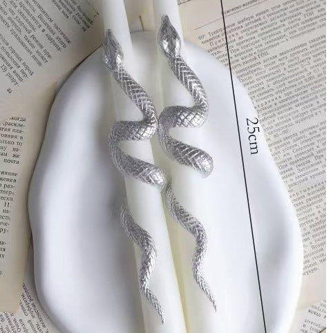 3D Sculpted Tapered Candle – Handmade Decorative Set