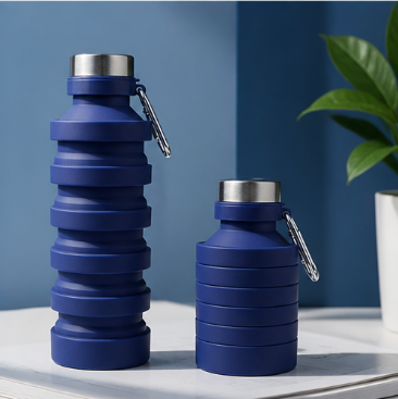 Large Capacity Food-Grade Silicone Collapsible Water Bottle – Portable Foldable Travel Kettle for Outdoor Hiking, Camping & Commuting