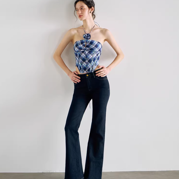 Blueboned Corset Halter Top