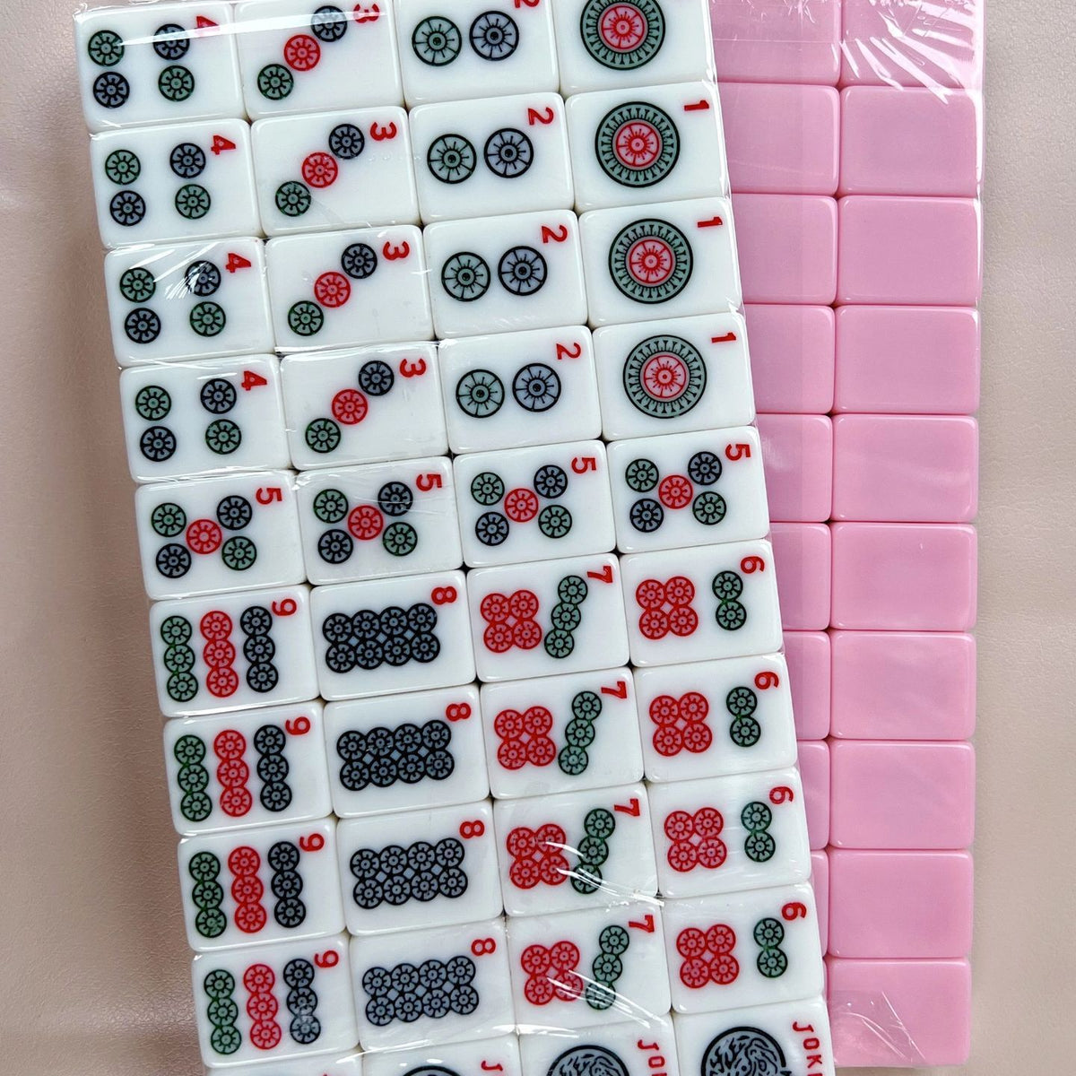 Melamine American Mahjong Set – 166PCS Travel Portable Mahjong Tiles for US Mahjong Game
