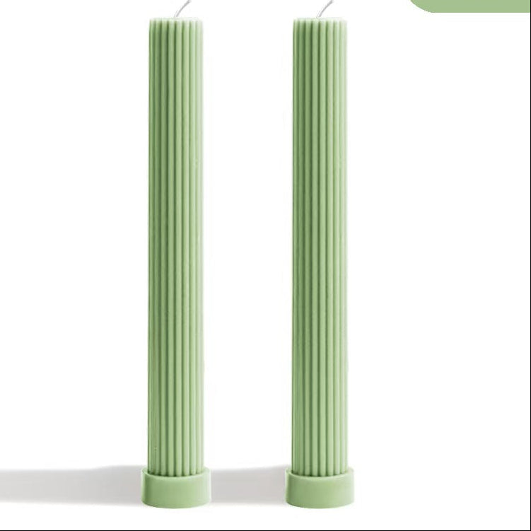 27cm Tapered Cylinder Candle – Set of 2