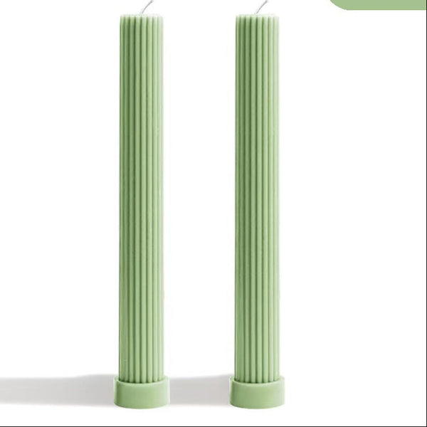 27cm Tapered Cylinder Candle – Set of 2