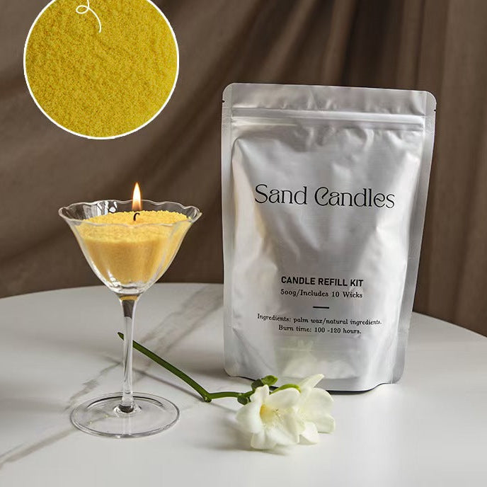 Eco-Friendly Soy Sand Wax Candle