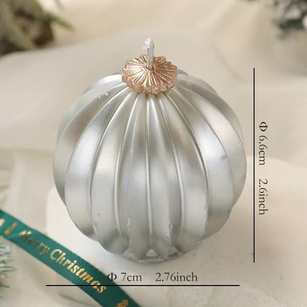 Round Scented Candle – Christmas Holiday Gift