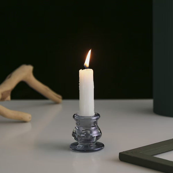 European Style Glass Candle Holder