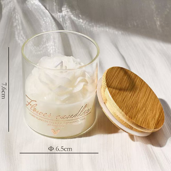 Blooming Flower Candle Cup – Home Décor Scented Candle