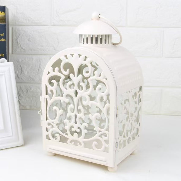 Moroccan Style Vintage Metal Candle Holder