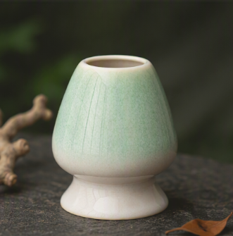Japanese Chasen Stand – Matcha Whisk Holder Ceramic Tea Ceremony Accessory